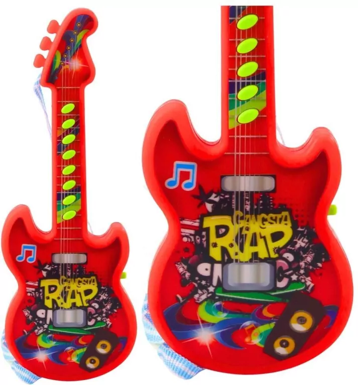 Gitara elektryczna czerwona 29cm - tantis.pl