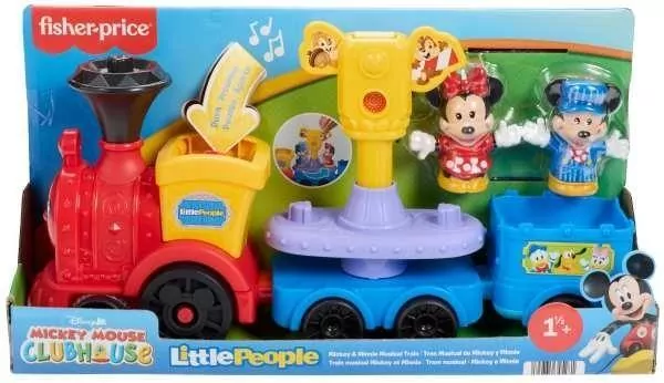 Muzyczny pociąg Myszki Miki i Minnie + 2 figurki - tantis.pl