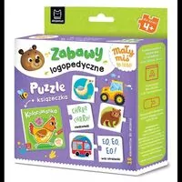 Mały miś to lubi! Zabawy logopedyczne. Puzzle - tantis.pl