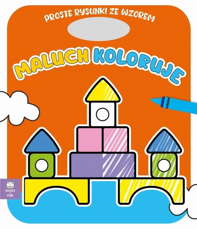 Maluch koloruje klocki - tantis.pl