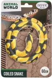 Wąż gumowy pyton siatkowy żółty 60cm