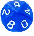 Komplet kości REBEL RPG - Kamienie Księżycowe - Lapis Lazuli - tantis.pl