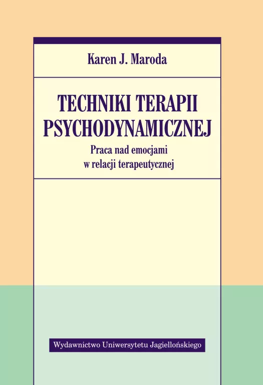 Techniki terapii psychodynamicznej - tantis.pl