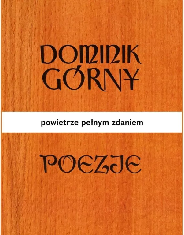 Poezje. Powietrze pełnym zdaniem - tantis.pl