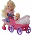 Evi z wózkiem i laleczką, 2 rodzaje - tantis.pl