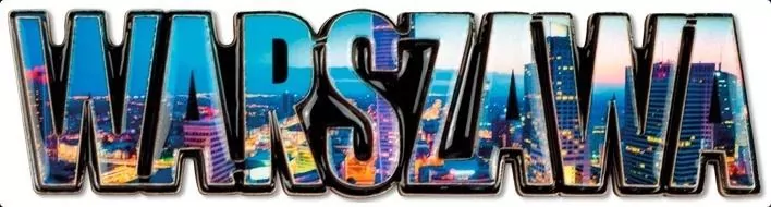 Magnes. I love Poland. Warszawa. ILP-MAG-C-WAR-12 - tantis.pl