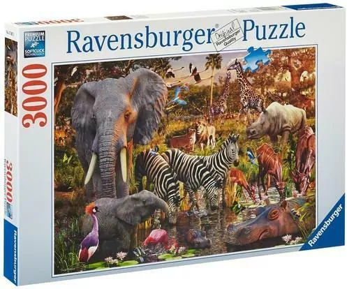 Afrykańskie zwierzęta - 3000el. 170371 - tantis.pl