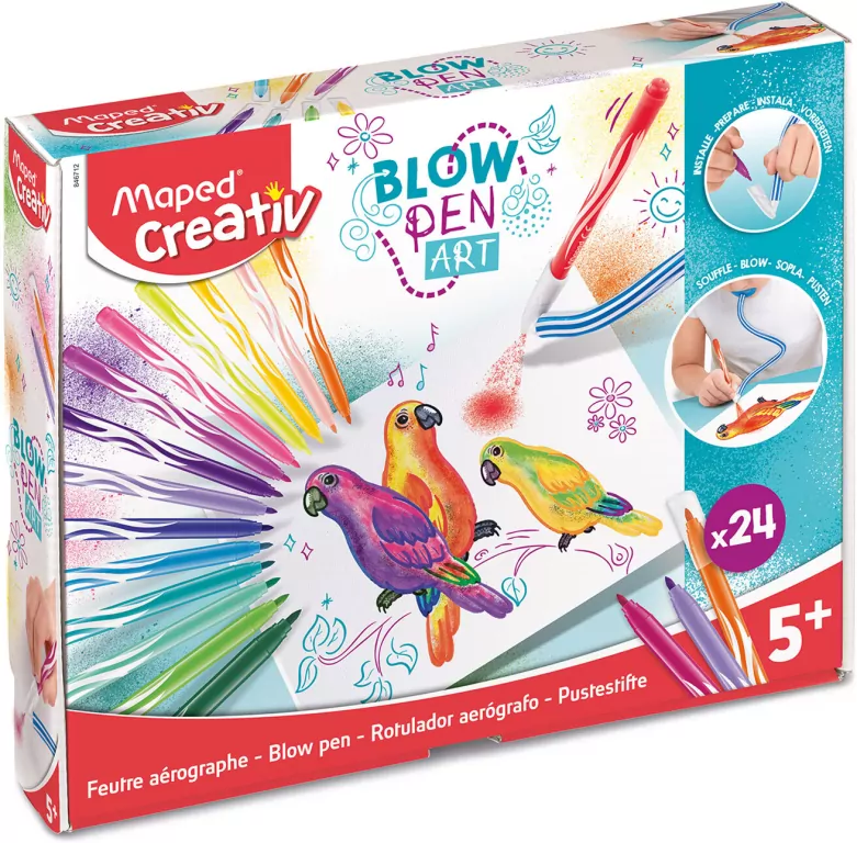 Flamastry dmuchane 24 kolory - tantis.pl