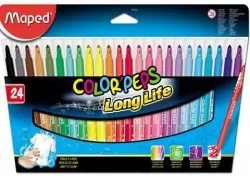 Flamastry Colorpeps trójkątne 24 kolory