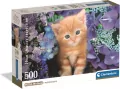 Puzzle 500 Compact Gattino rosso 35585 - tantis.pl