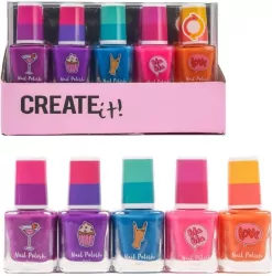 Lakier do paznokci. Zmienia kolor 5 szt. CREATE IT!