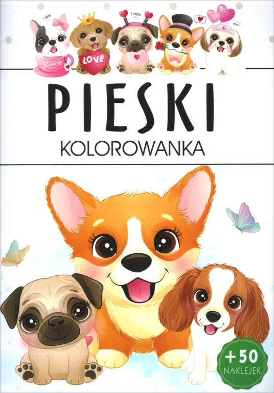 Pieski kolorowanka - tantis.pl