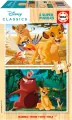 Puzzle 2 x 25 Król Lew (drewniane) - tantis.pl