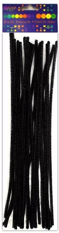 Druciki kreatywne czarne 30cm, 25 sztuk - tantis.pl
