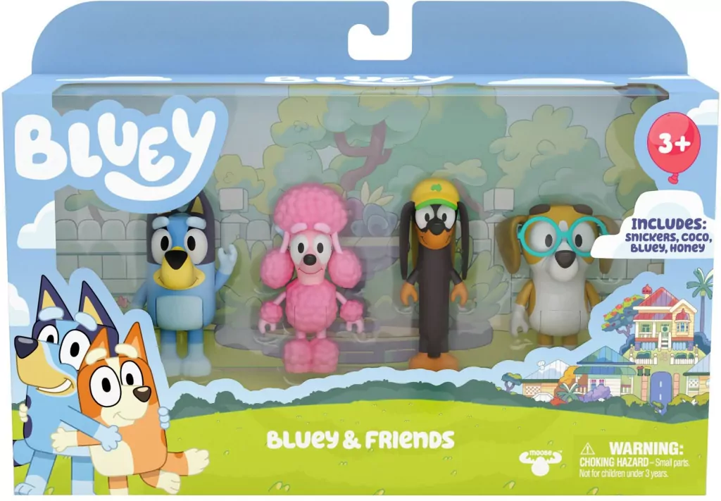 Bluey Figurki 4-pak Przyjaciele - tantis.pl