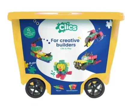 Klocki Clics Rollerbox. 25w1 - tantis.pl