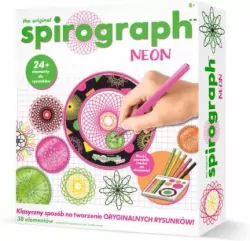 Spirograph. Zestaw kreatywny. Neon