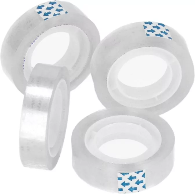 Taśma klejąca 12mm/20m 12 sztuk - tantis.pl