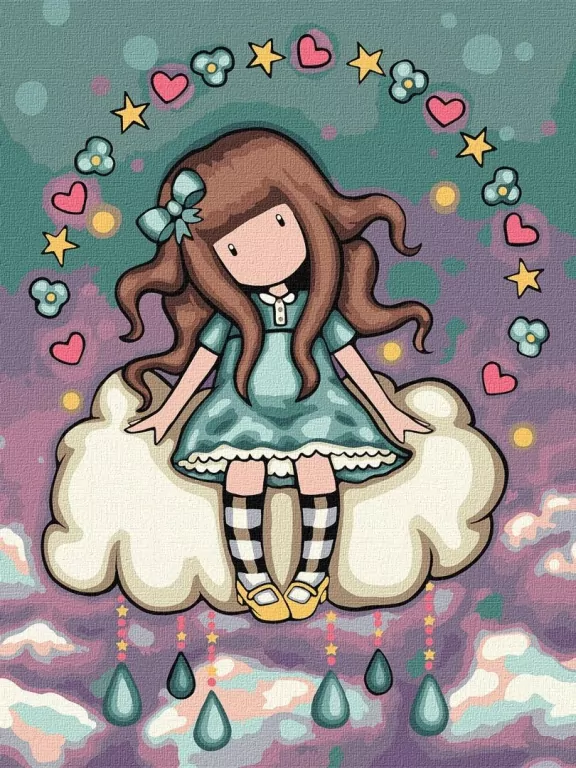 Malowanie po numerach - April's Showers Kids - tantis.pl