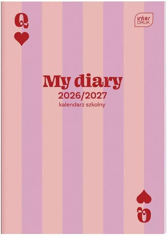 Kalendarz szkolny 2026/27 B6 Pink Card - tantis.pl