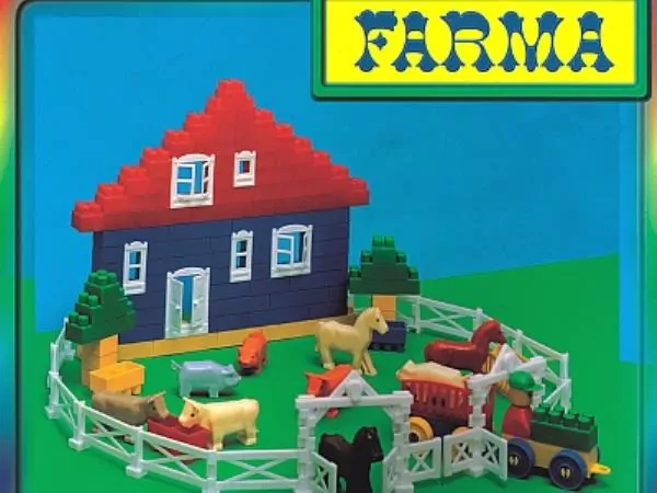 Diplo. Klocki farma ,120 elementów - tantis.pl