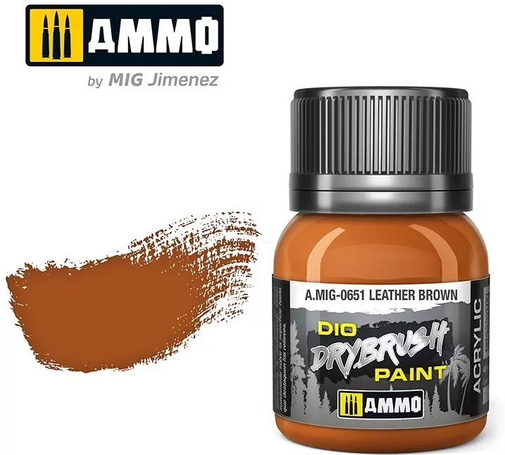 Ammo: DIO Drybrush - Leather Brown - tantis.pl