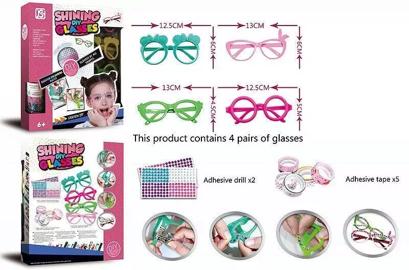 Zestaw do ozdabiania okularów - tantis.pl