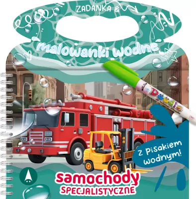 Zadanka & malowanki wodne. Samochody specjalistycz
