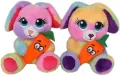 Zajączek tęczowy z marchewką 18cm MIX - tantis.pl