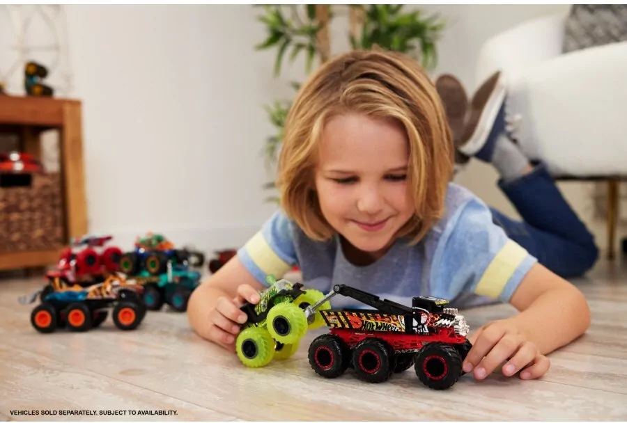 Hot Wheels. Monster Trucks 6-kołowe ciężarówki, mix - tantis.pl