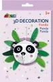 Dekoracje 3D - panda - tantis.pl
