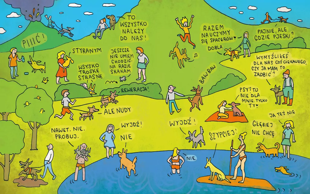 Psie sucharki idą na spacer - tantis.pl