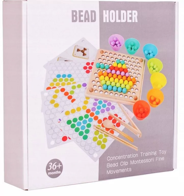 Gra drewniana, układanka Mozaika - tantis.pl