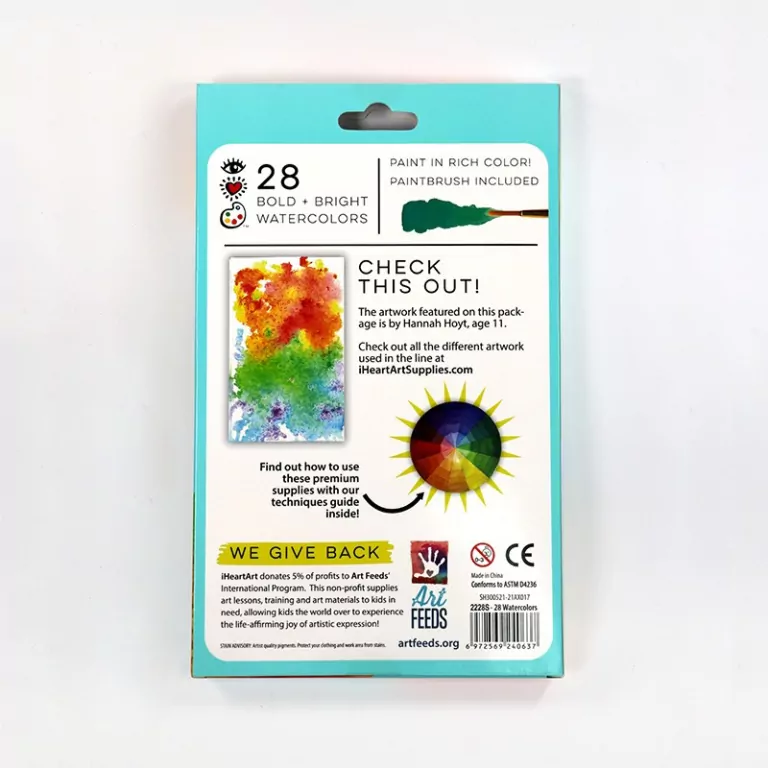 Farby akwarelowe - 28 intensywnych kolorów. STnux - tantis.pl