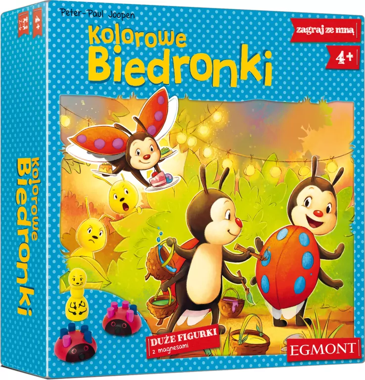 Kolorowe biedronki. Duże figurki z magnesami - tantis.pl