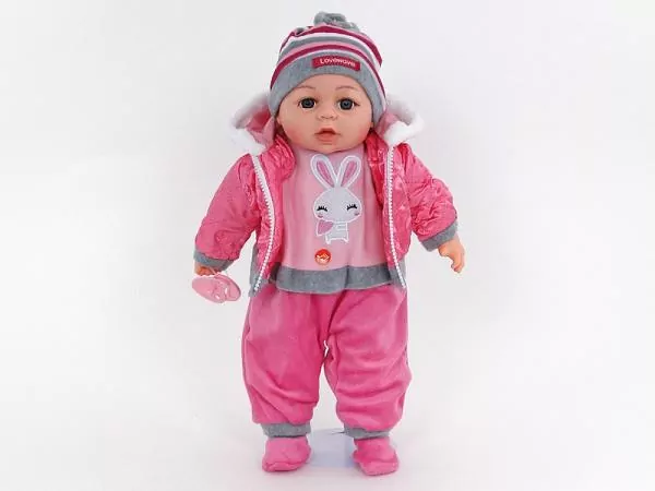 Lalka z polskim dźwiękiem 45cm w worku - tantis.pl