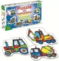 Puzzle dla maluszków. 27 elementów. Maszyny budowlane - tantis.pl