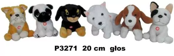 Pies z głosem 20cm MIX - tantis.pl