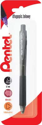 Długopis żelowy 0,7 mm K437 czarny 1 szt