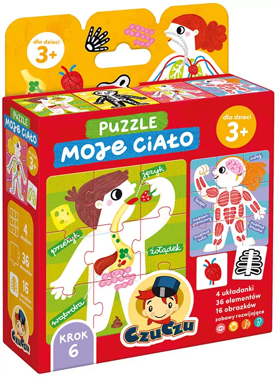 CzuCzu. Puzzle Moje ciało. 3+ - tantis.pl