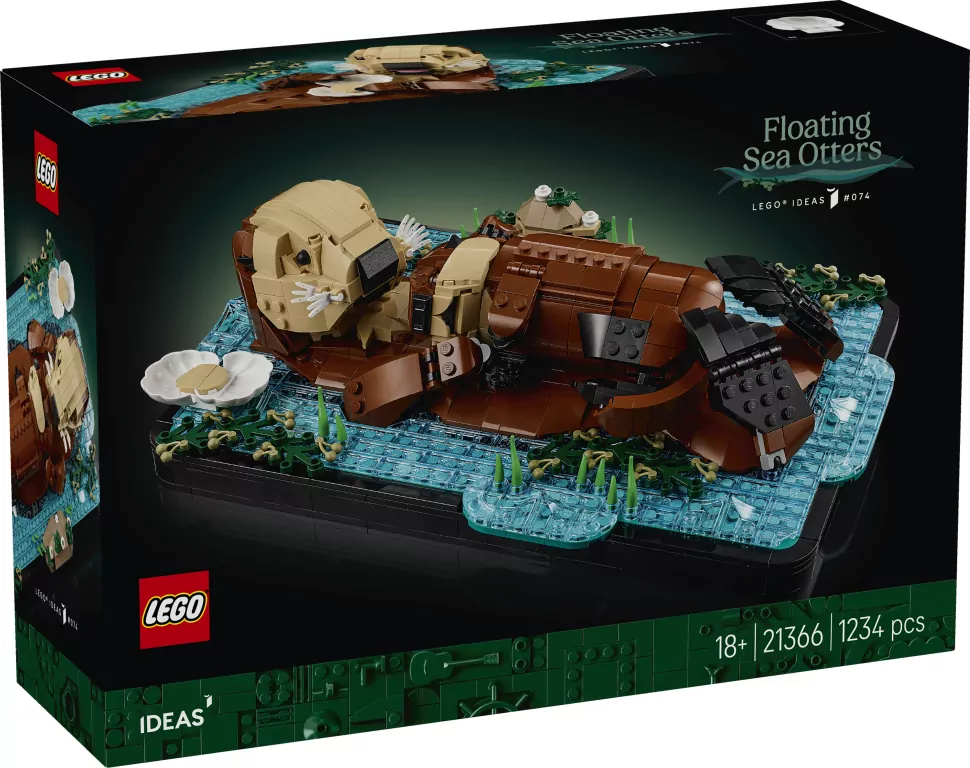LEGO® Ideas. Pływające wydry 21366 - tantis.pl