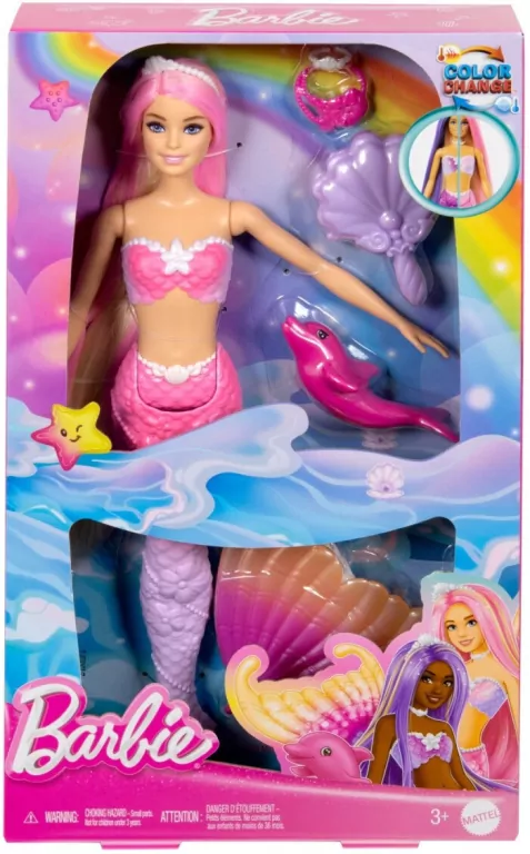 Barbie. Malibu Syrenka HRP97 - tantis.pl