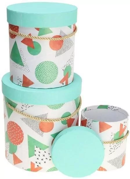 Pudełko Flower Box zielony ROZETTE - tantis.pl