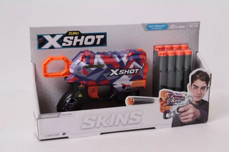 Wyrzutnia SKINS MENACE (8 Strzałek) wzór Malice - tantis.pl