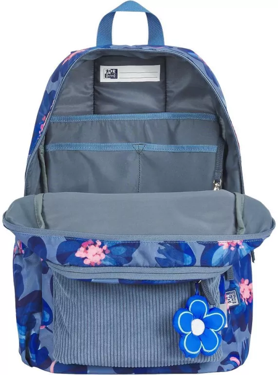 Plecak szkolny Bloom niebieski OXFORD - tantis.pl