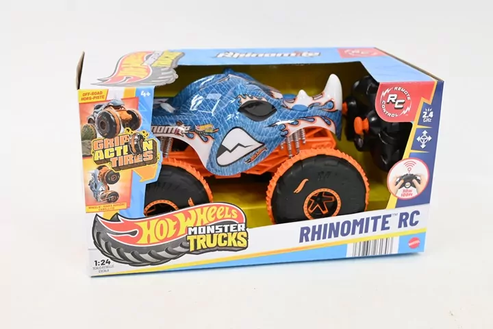Hot Wheels Monster Trucks R/C Rhinomite 1:24 - tantis.pl