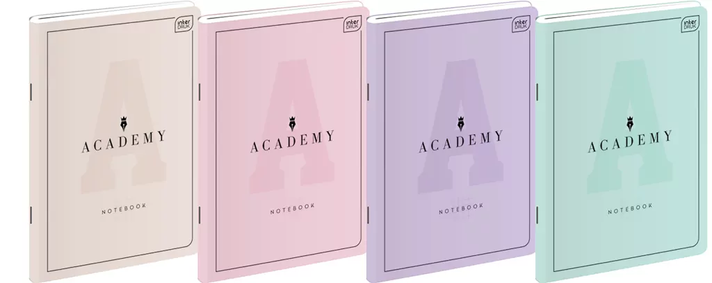 Zeszyt A5/60K linia Academy Pastel - tantis.pl
