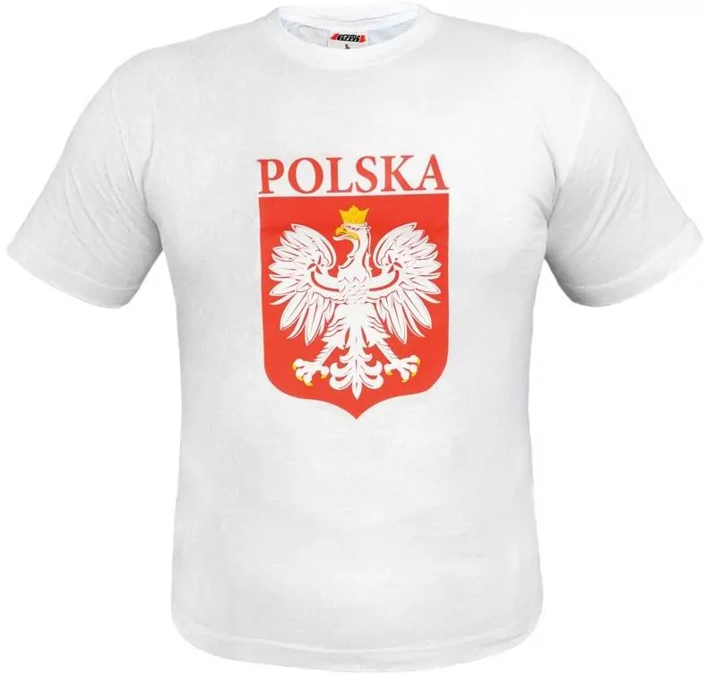 Koszulka z godłem. Biała XXL. Euro 2024 - tantis.pl