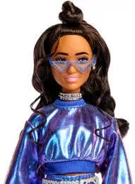 Barbie Deluxe Style Lalka Niebieski komplet - tantis.pl