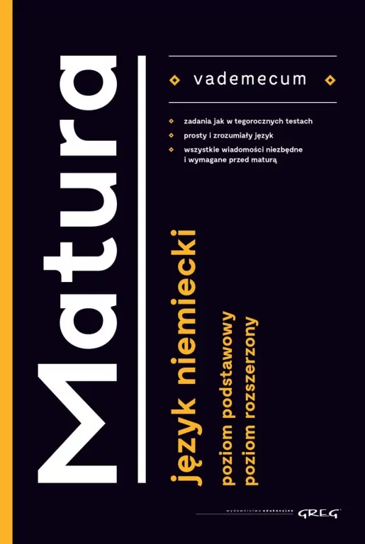 Matura. Język niemiecki. Vademecum - tantis.pl